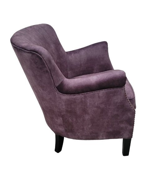 Cromarty Armchair in Vintage Charcoal - OPULENT Co