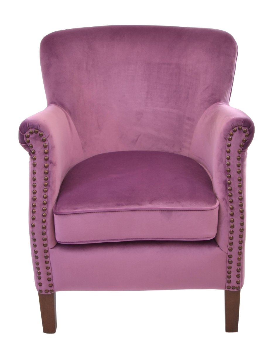 Cromarty Armchair Plum - OPULENT Co