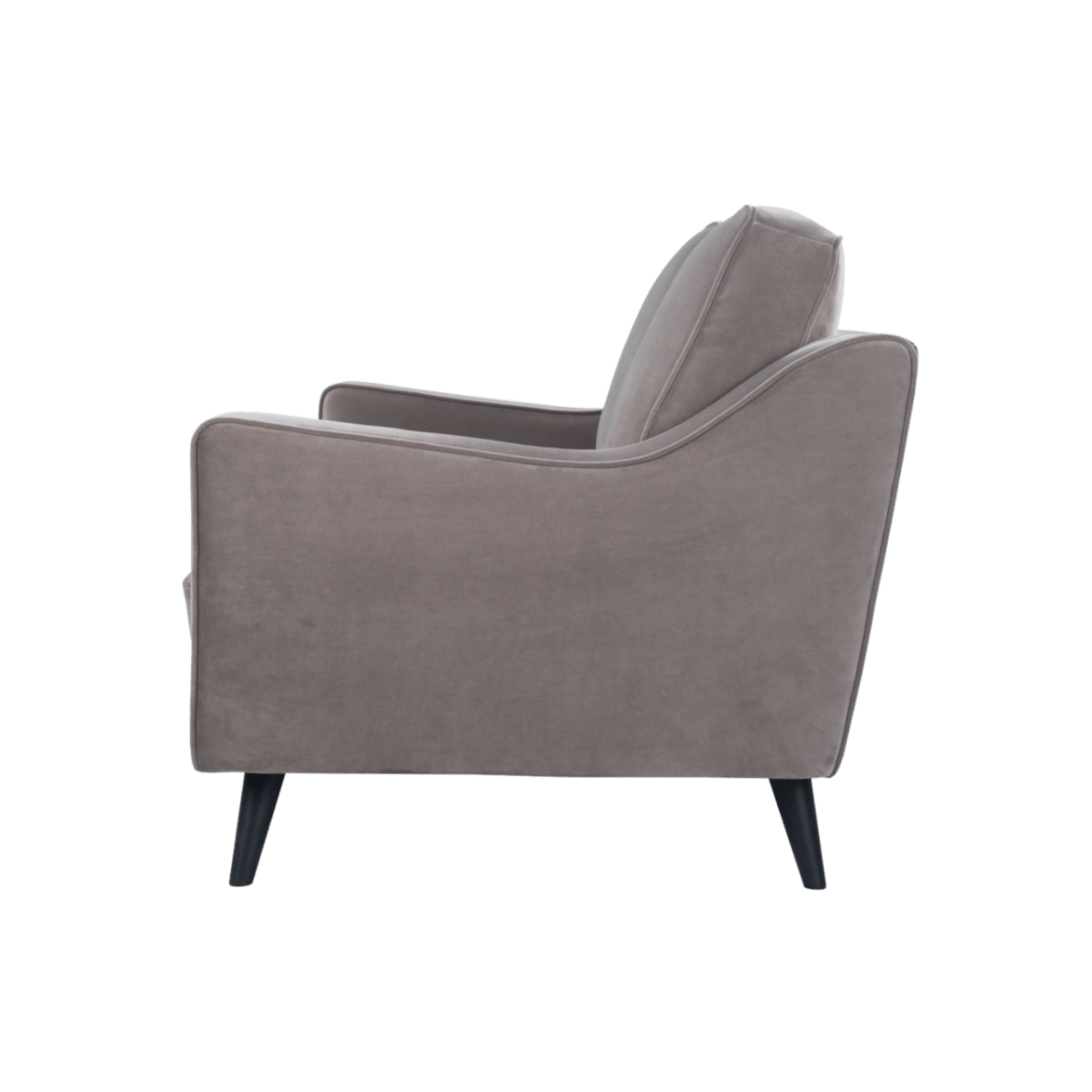 Daffy 2 Seater Sofa - Stone Grey Velvet - OPULENT co