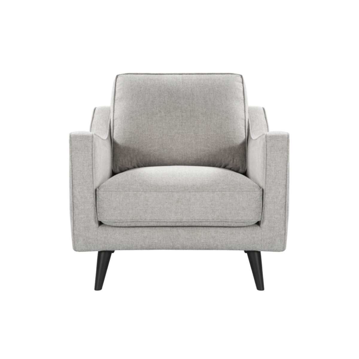 Daffy Armchair - Greige Linen - OPULENT co