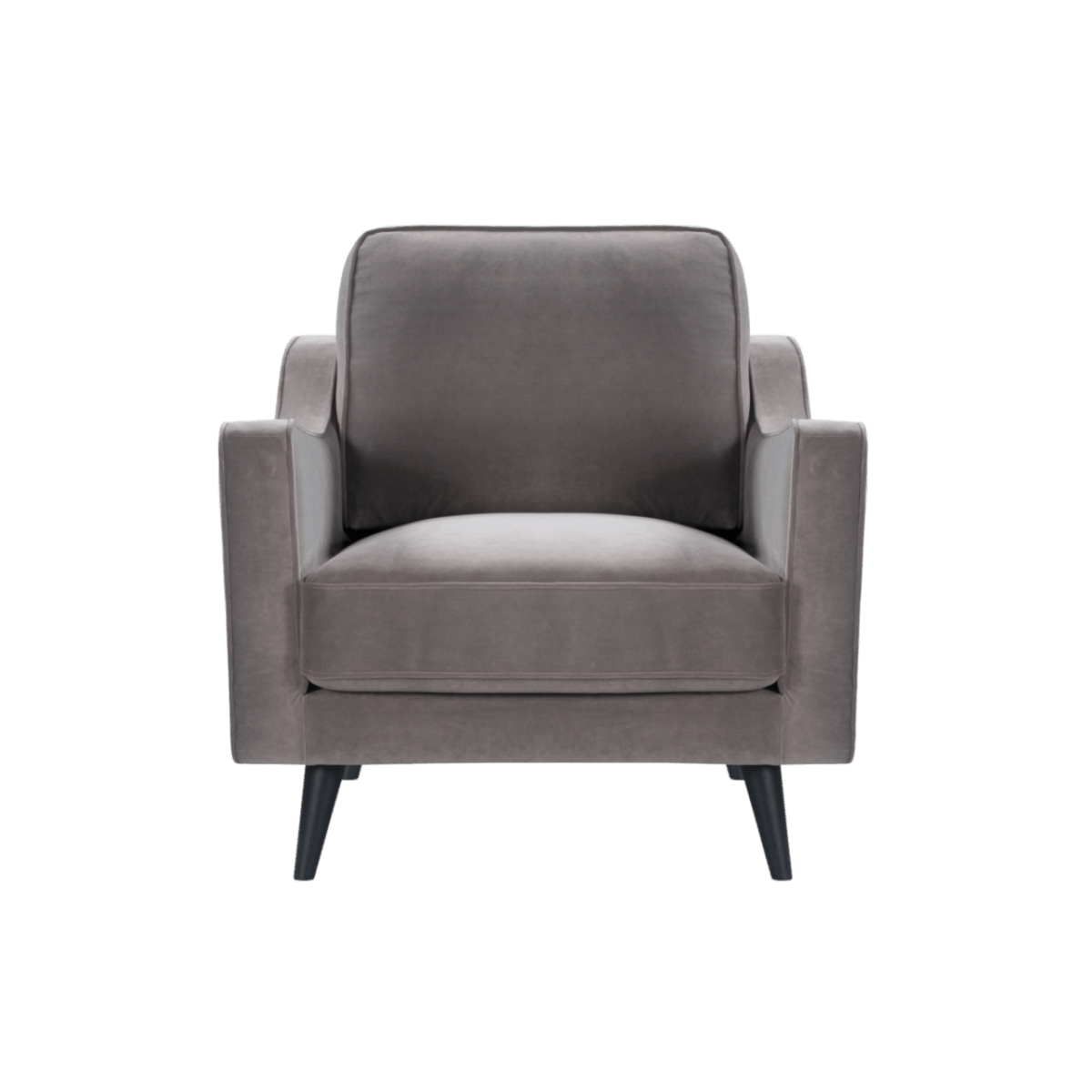 Daffy Armchair - Mink Velvet - OPULENT co