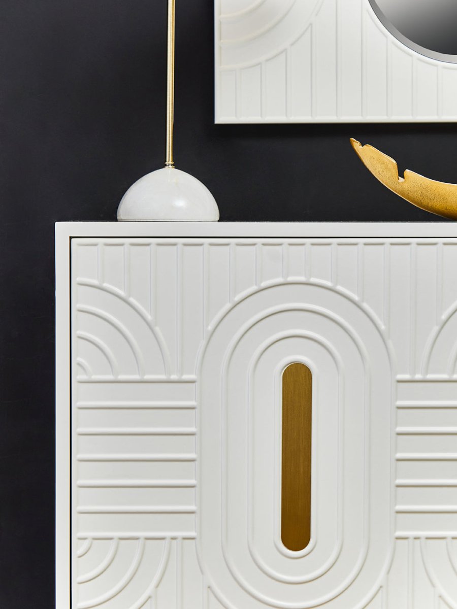 Donto Off White Sideboard - OPULENT co