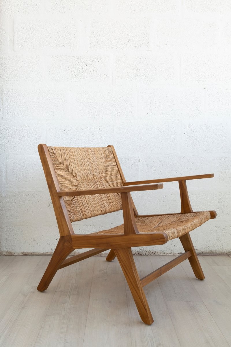 Elara Natural Rattan Accent Chair - OPULENT co