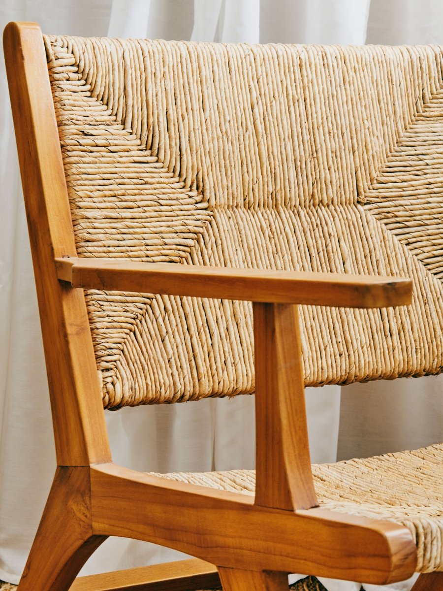 Elara Natural Rattan Accent Chair - OPULENT co