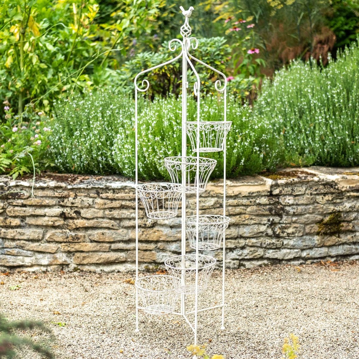 FOLDING Metal 6 POT HOLDER x 2 | Cream - OPULENT co