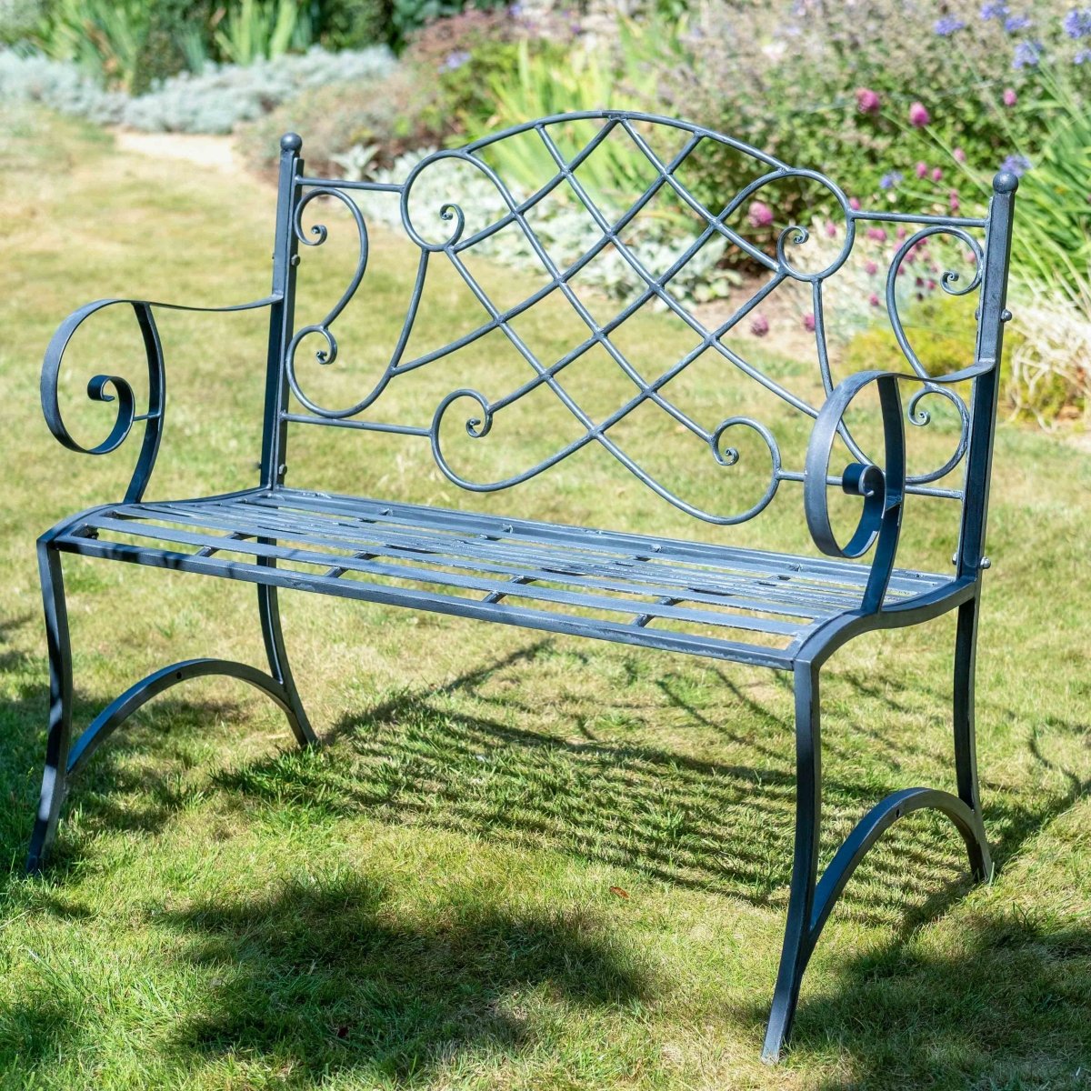 Heritage Bench | Grey - OPULENT co
