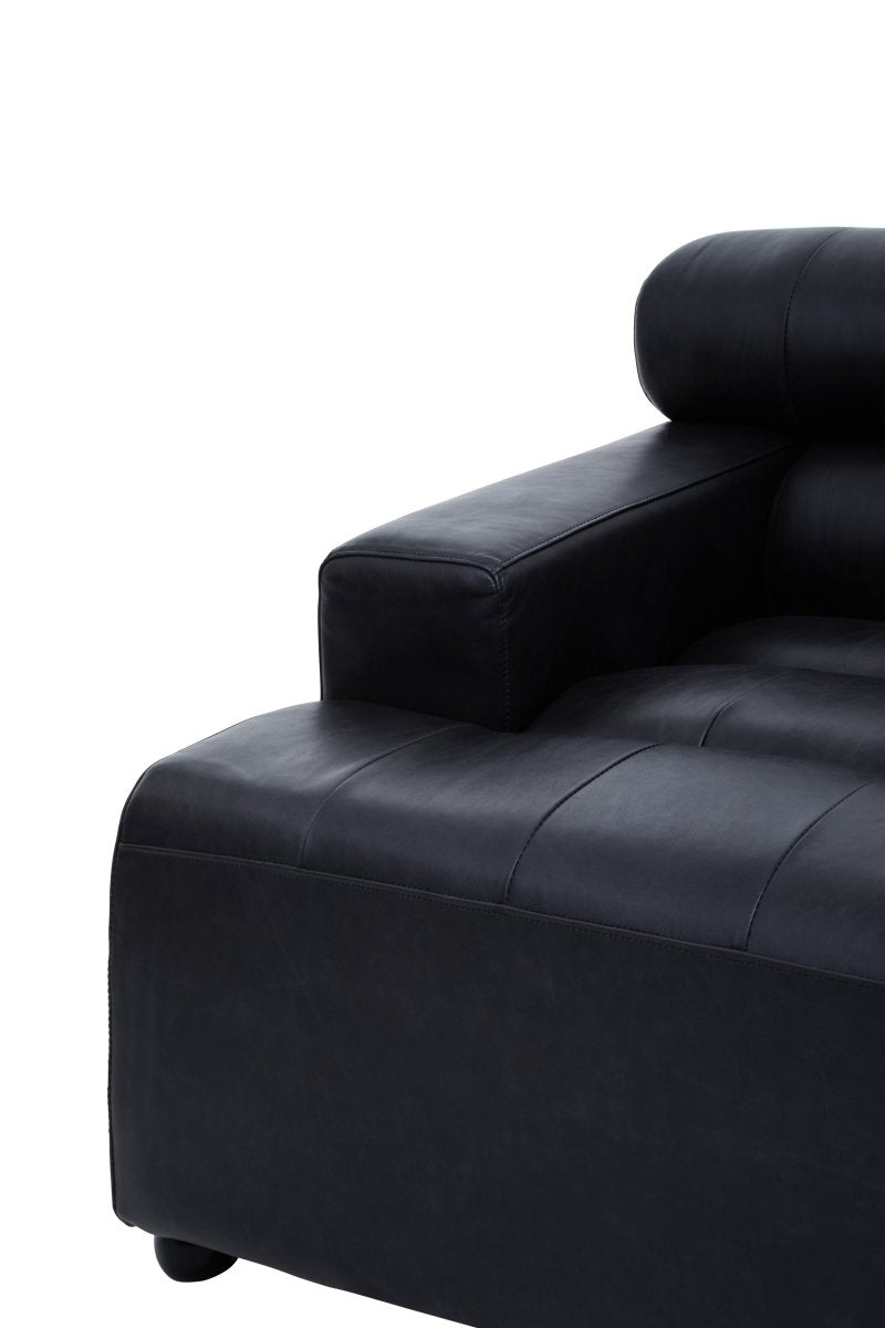 Imperial Right Arm Leather Seat Sofa - OPULENT Co