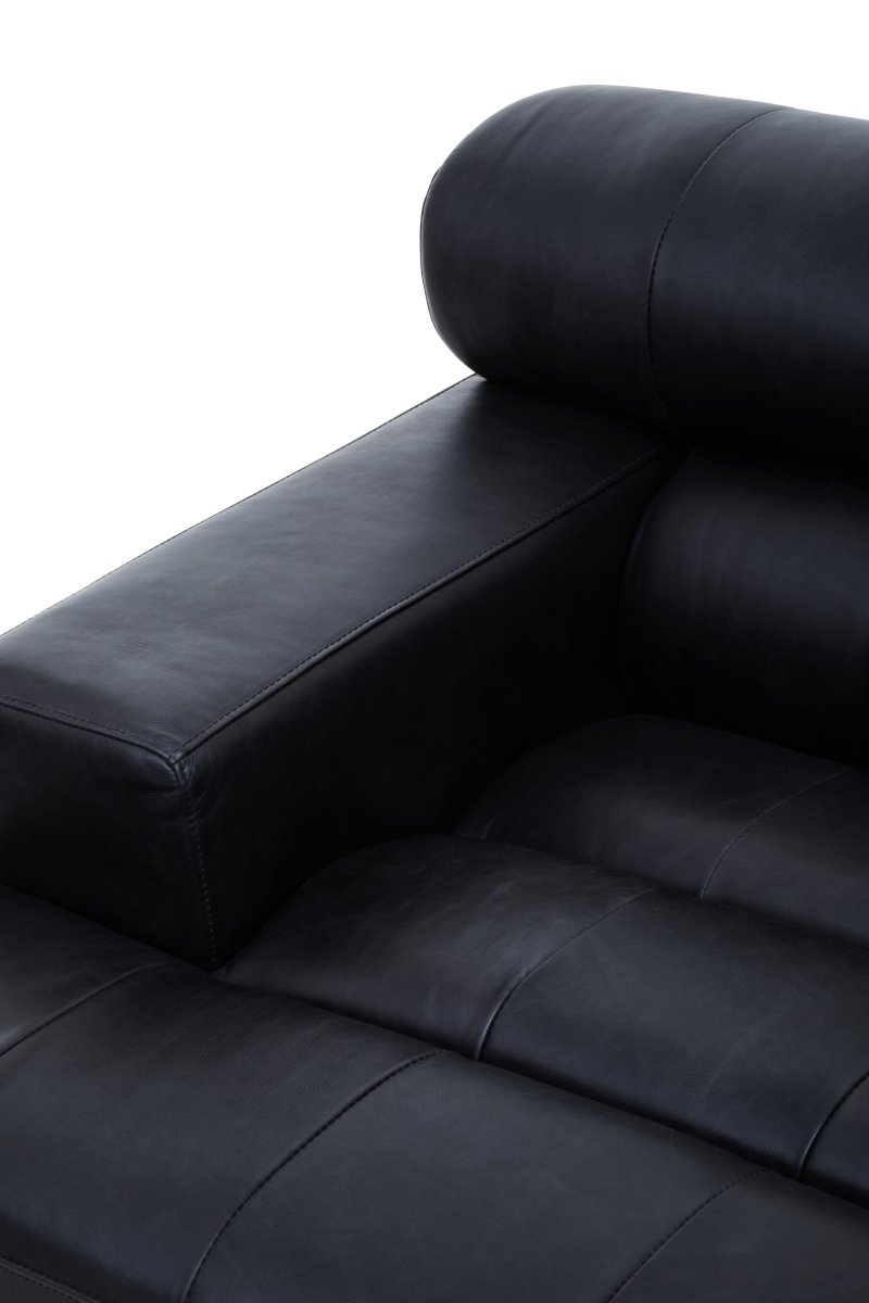 Imperial Right Arm Leather Seat Sofa - OPULENT Co