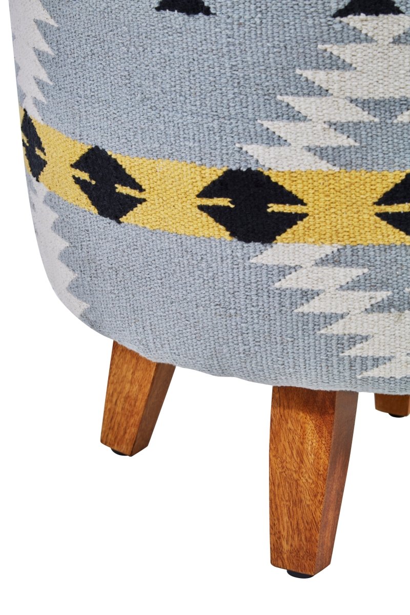 Kefena Round Footstool - OPULENT co