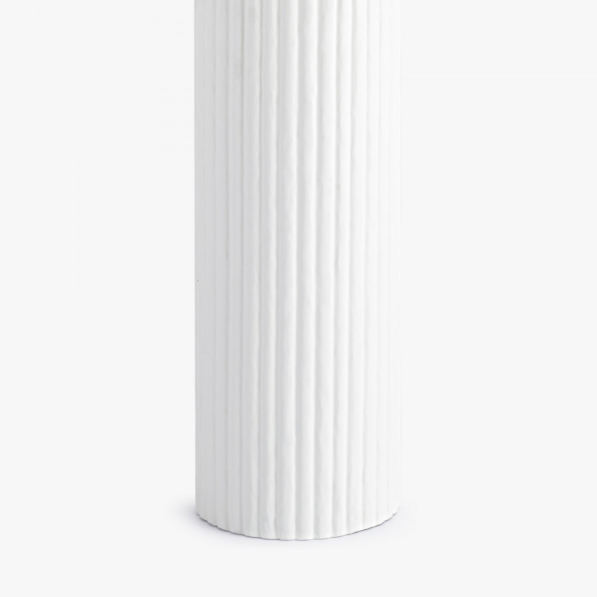 Lamp - Large Ribbed Gesso - OPULENT co