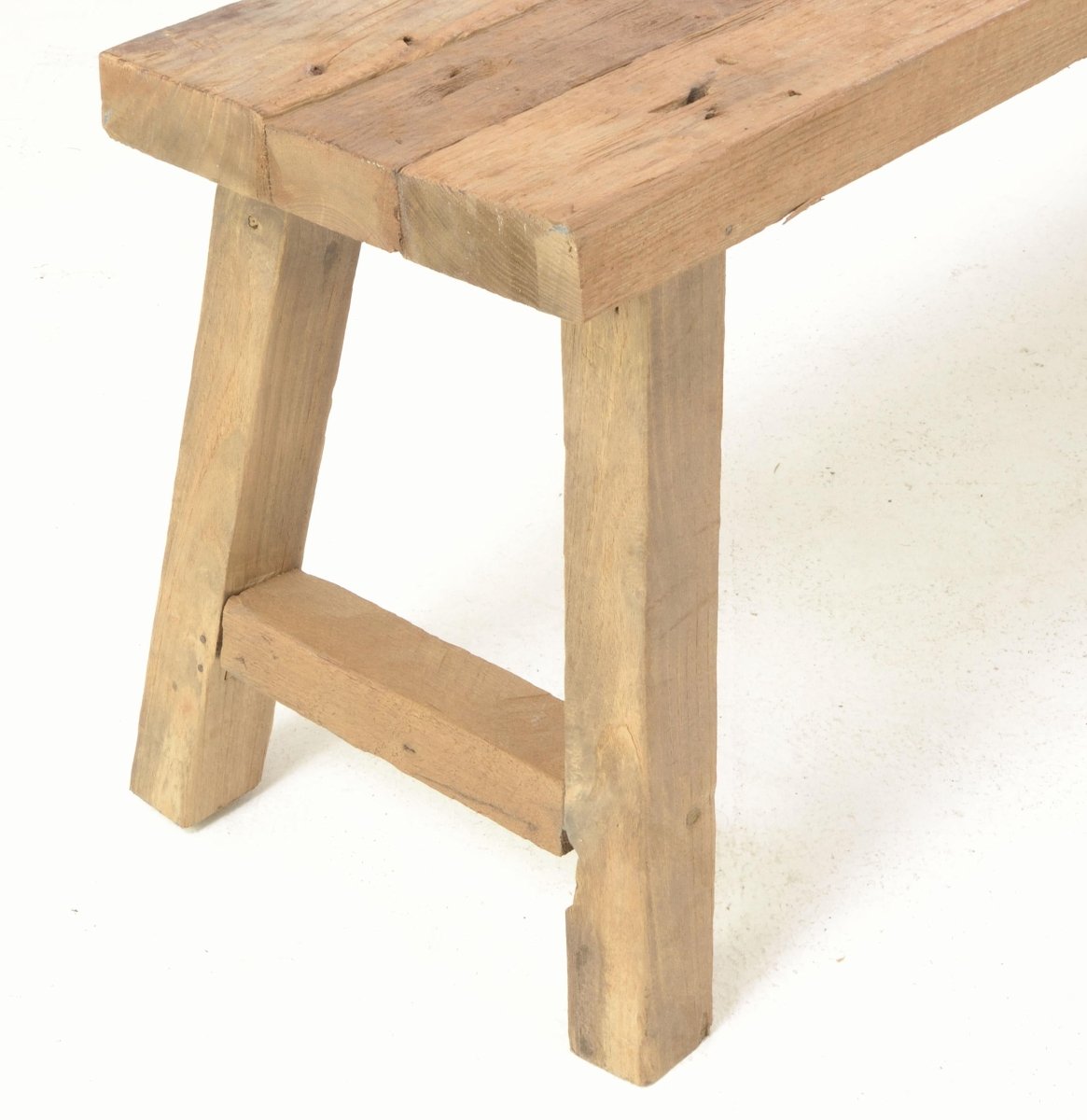 Large 1.8m Rustic Teak Bench - OPULENT Co