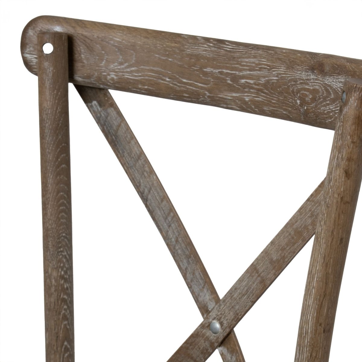 Light Oak Cross Back Dining Chair - OPULENT co