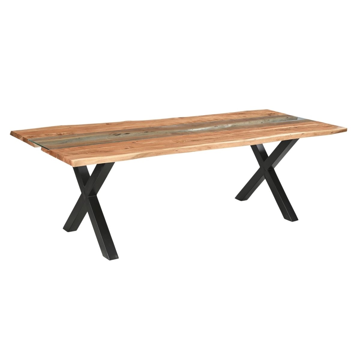 Live Edge Collection Large River Dining Table - OPULENT co