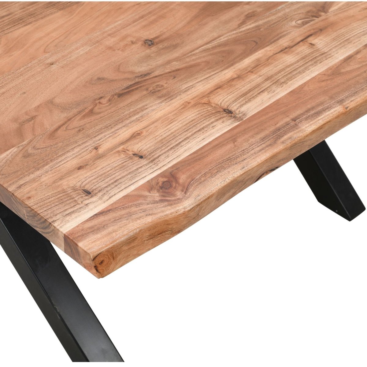 Live Edge Collection Large Square Dining Table - OPULENT co