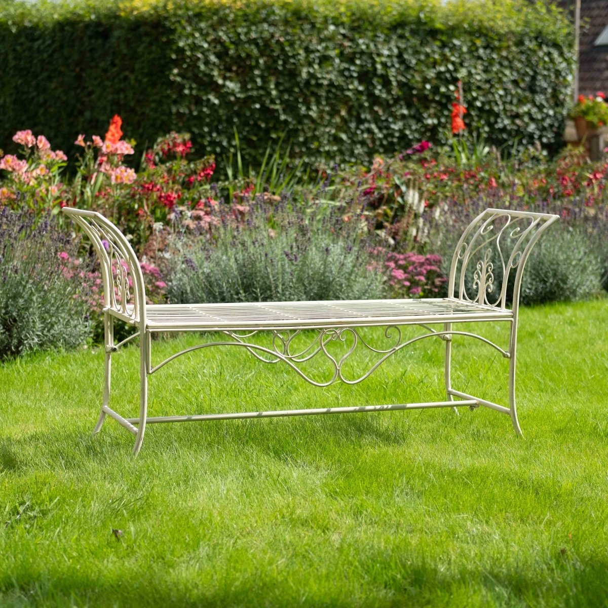 Long Seat Bench | Cream - OPULENT co