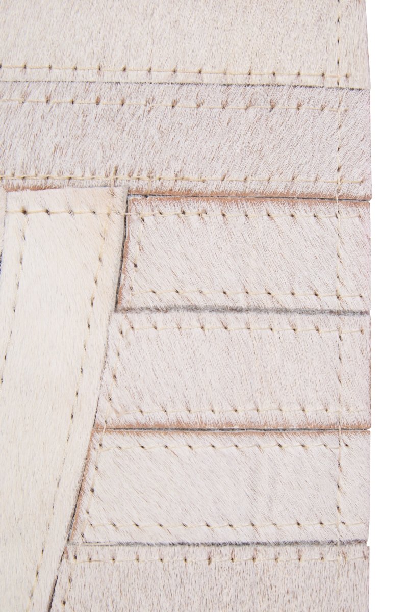 Matto Safira Large Natural Hair On Leather Rug - OPULENT Co