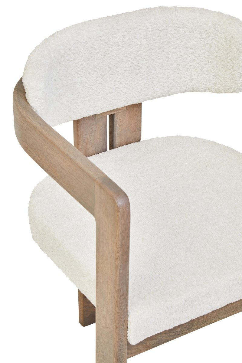 Morello Grey Mango Wood Chair - OPULENT Co