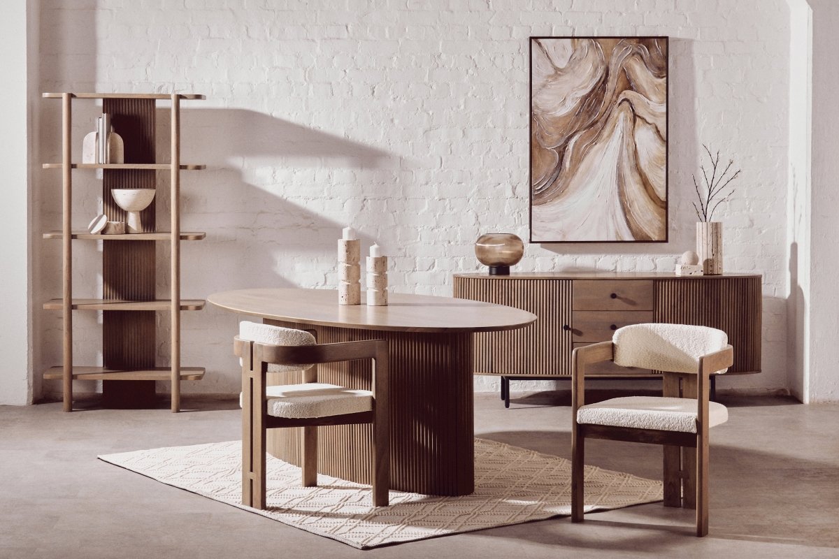 Morello Grey Mango Wood Chair - OPULENT Co