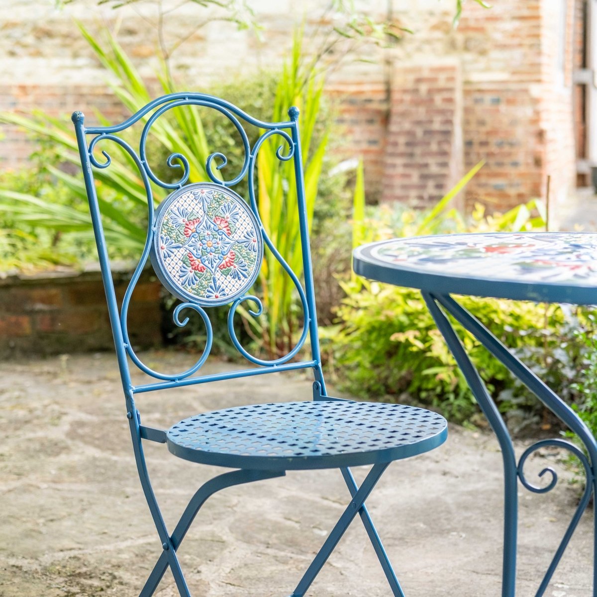 MOSAIC BISTRO SET | Blue - OPULENT co