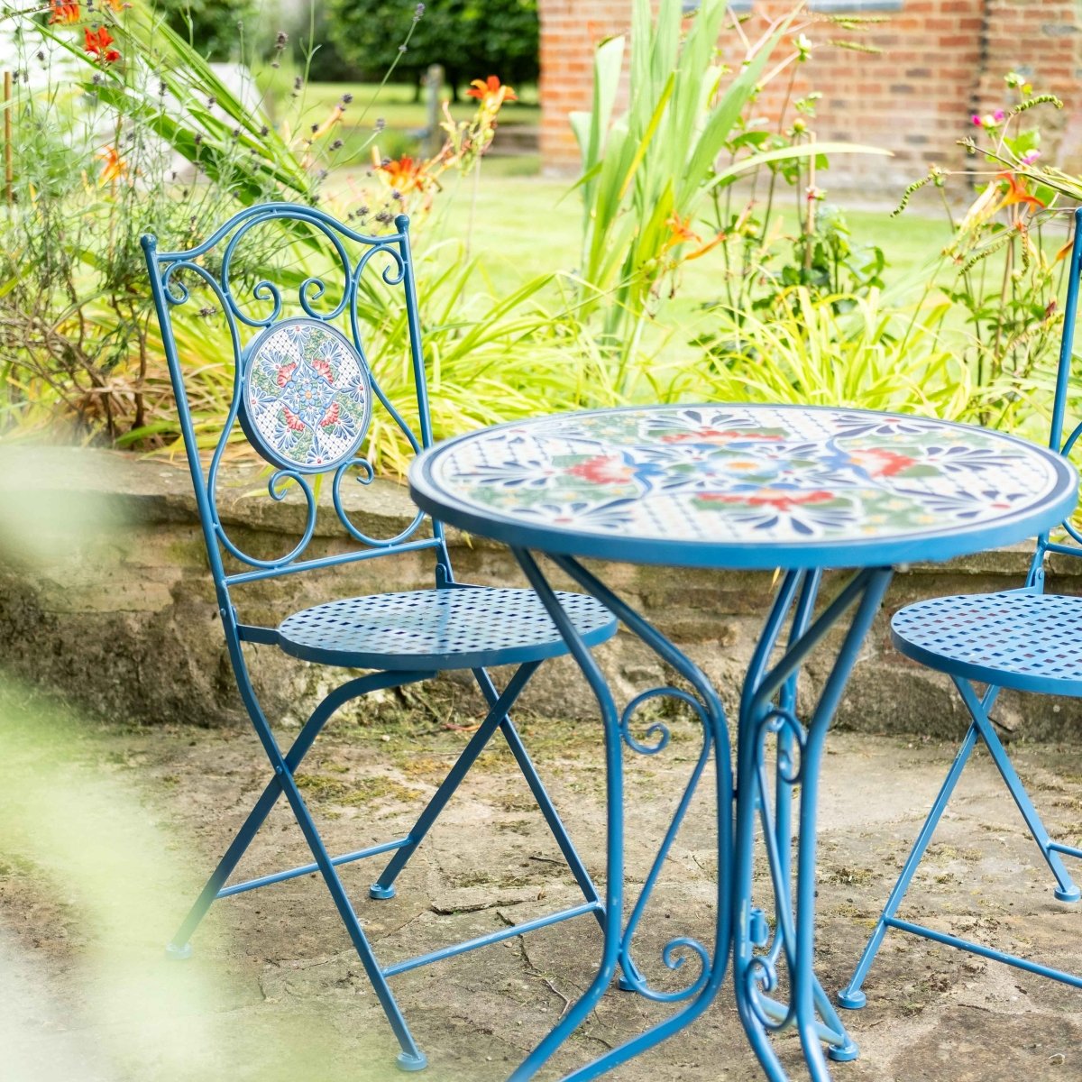 MOSAIC BISTRO SET | Blue - OPULENT co