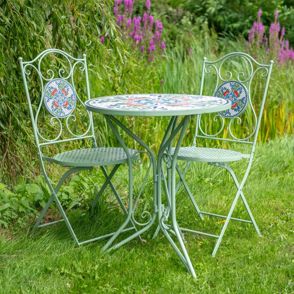 MOSAIC BISTRO SET | Green - OPULENT co