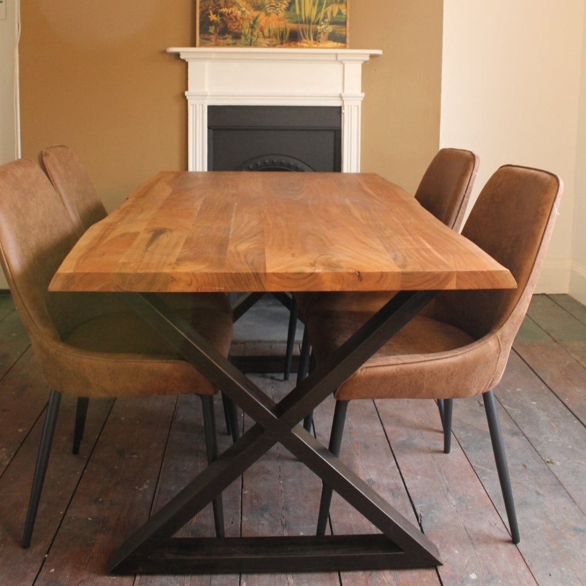 Nico Vegan Leather Dining Chair - OPULENT Co