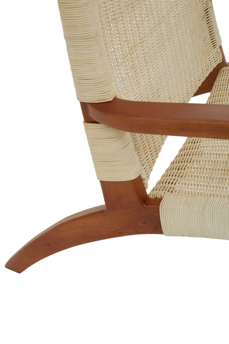 Papua Woven Chair In Natural Rattan - OPULENT co