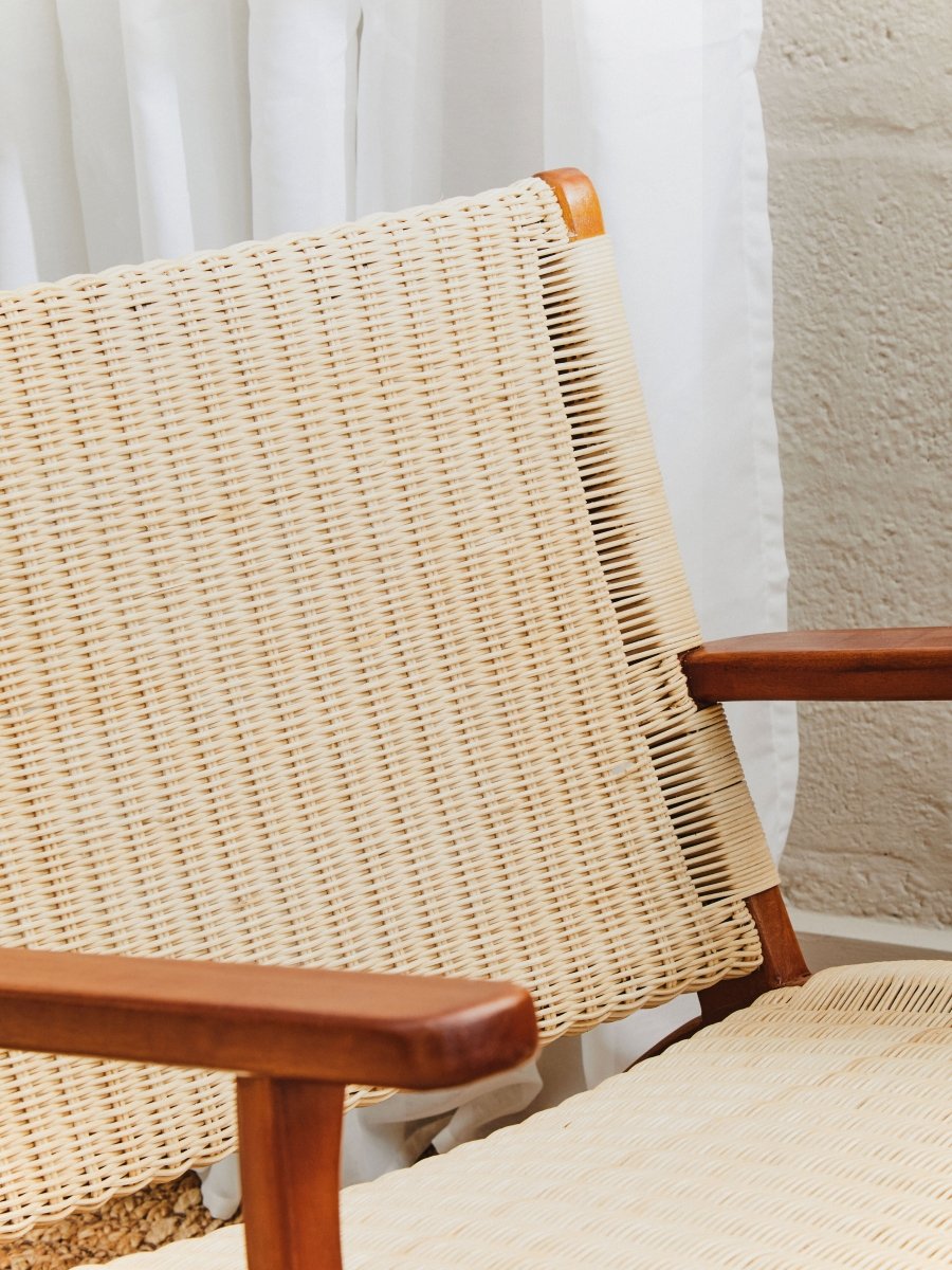 Papua Woven Chair In Natural Rattan - OPULENT co
