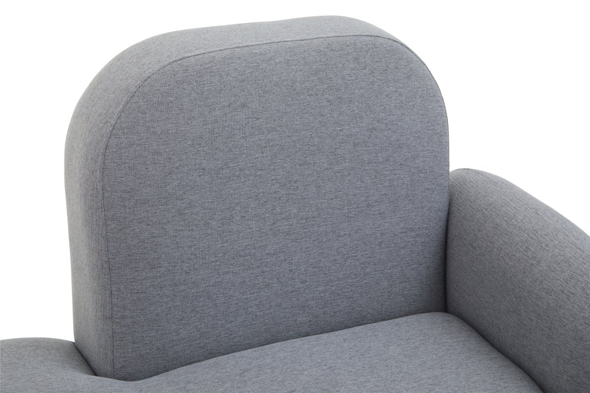 Richmond Left Arm Grey Chaise Lounge - OPULENT co