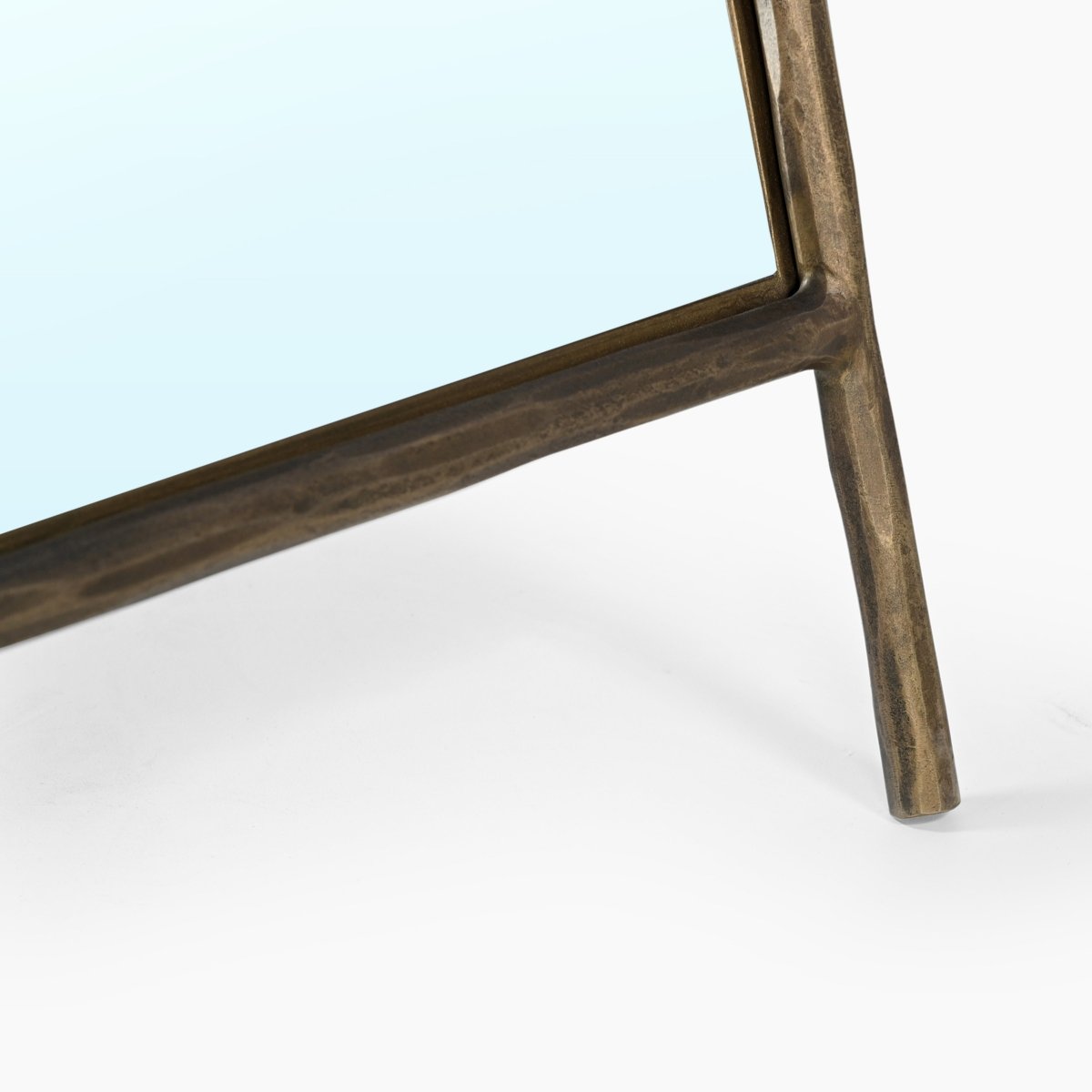 Rone Floor Stand Iron Mirror - OPULENT Co