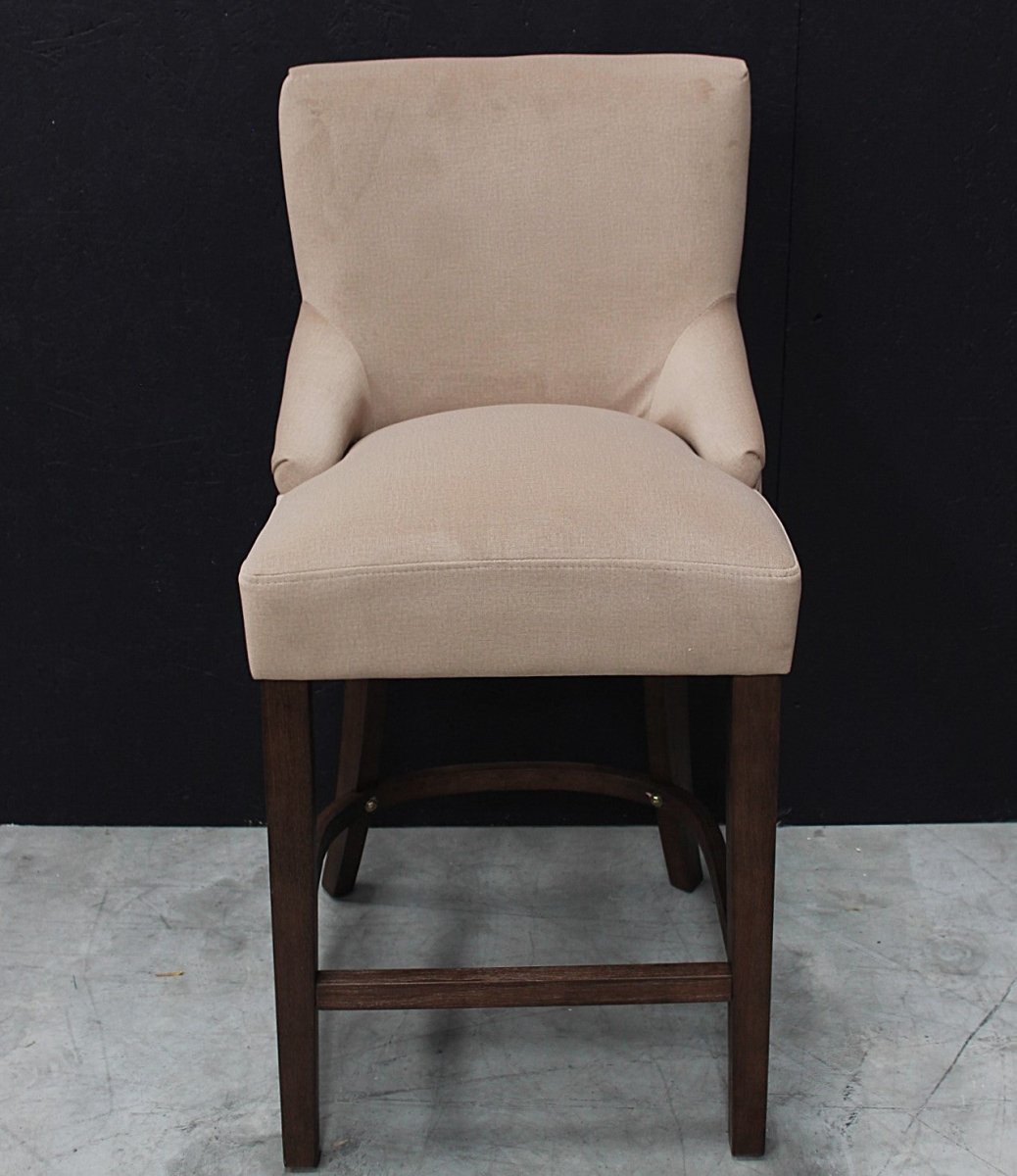 Scott Bar Stool in Velvet Hazelnut - OPULENT Co