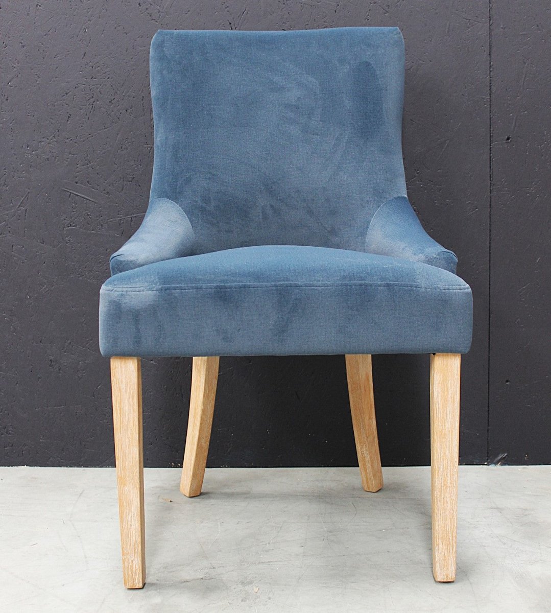 Scott Dining Chair in Velvet Midnight - OPULENT Co