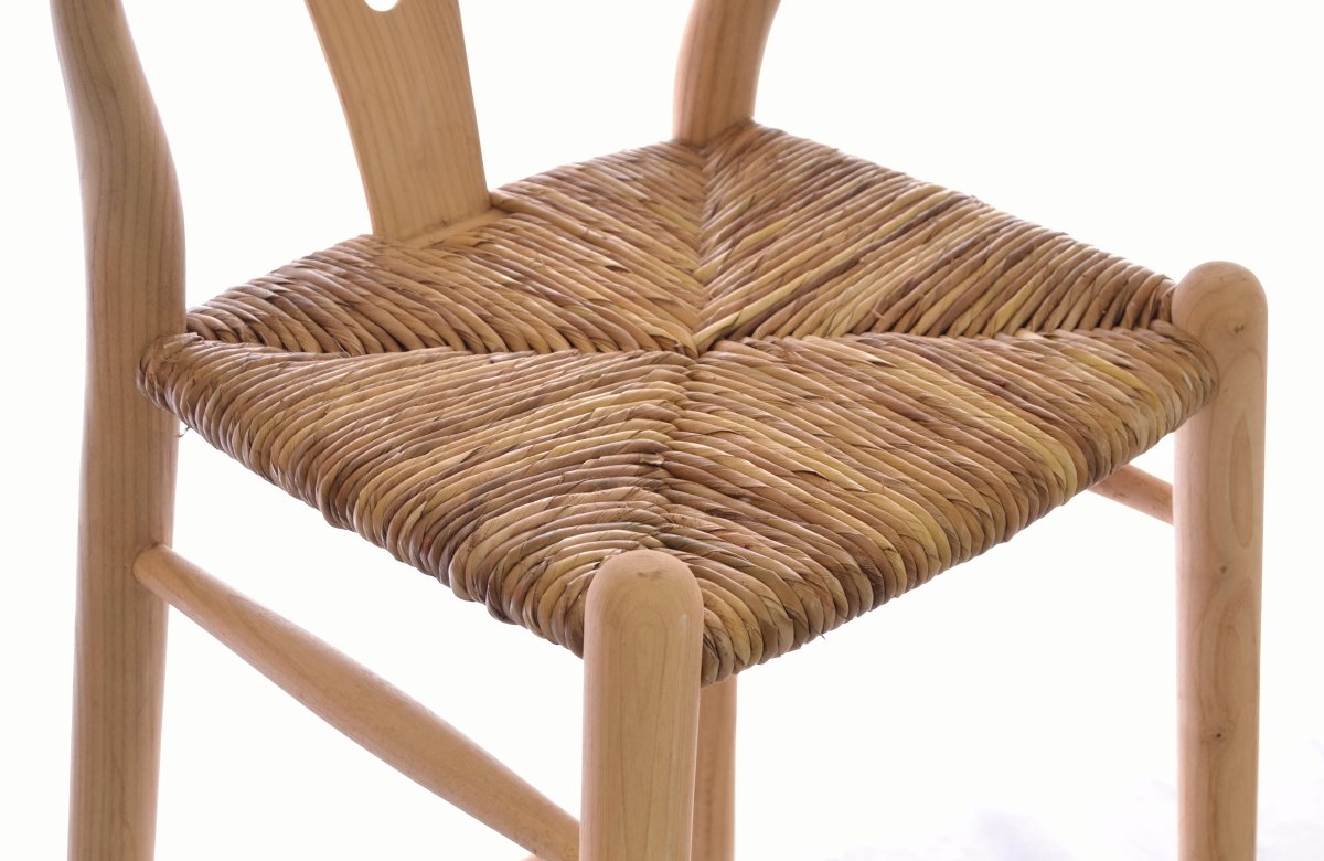 Shoreditch Rush Seat Tall Bar Stool - OPULENT Co