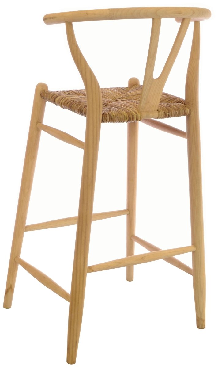 Shoreditch Rush Seat Tall Bar Stool - OPULENT Co