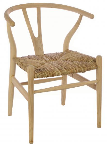 Shoreditch Wishbone Chair with Rush Seat - OPULENT Co