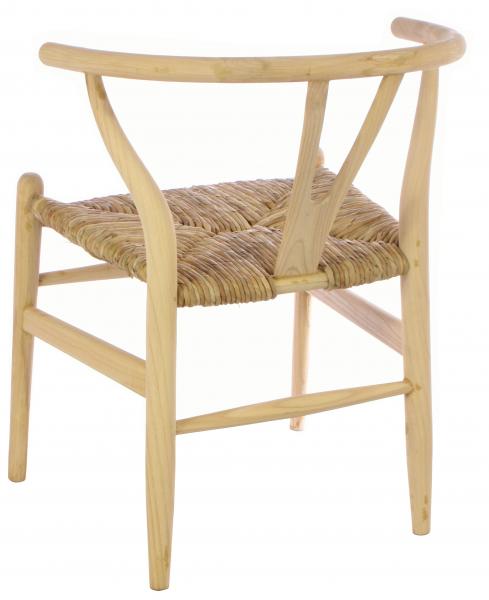 Shoreditch Wishbone Chair with Rush Seat - OPULENT Co
