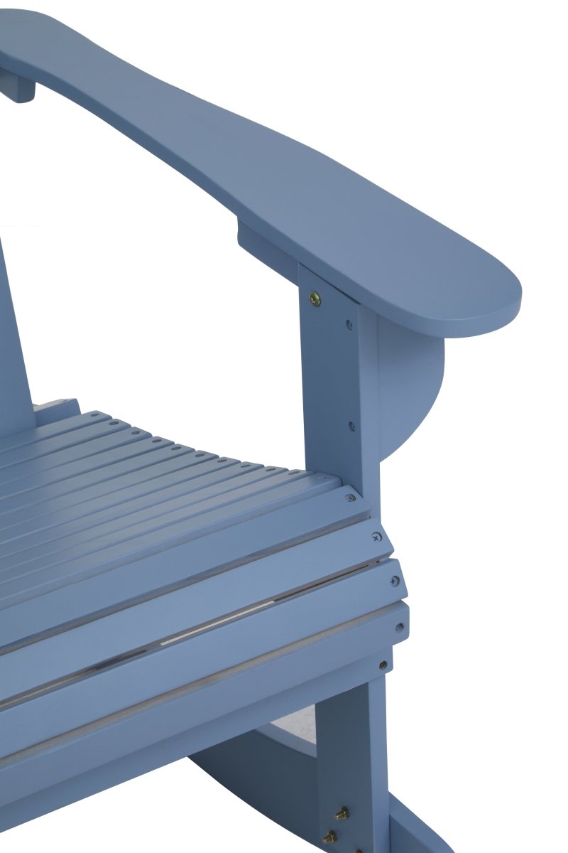 Sleeper Mansion Blue Rocking Chair - OPULENT co