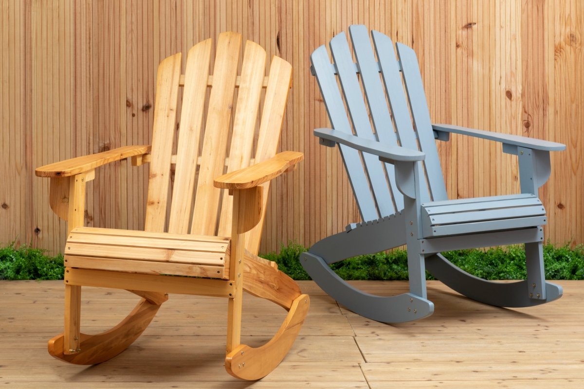 Sleeper Mansion Blue Rocking Chair - OPULENT co