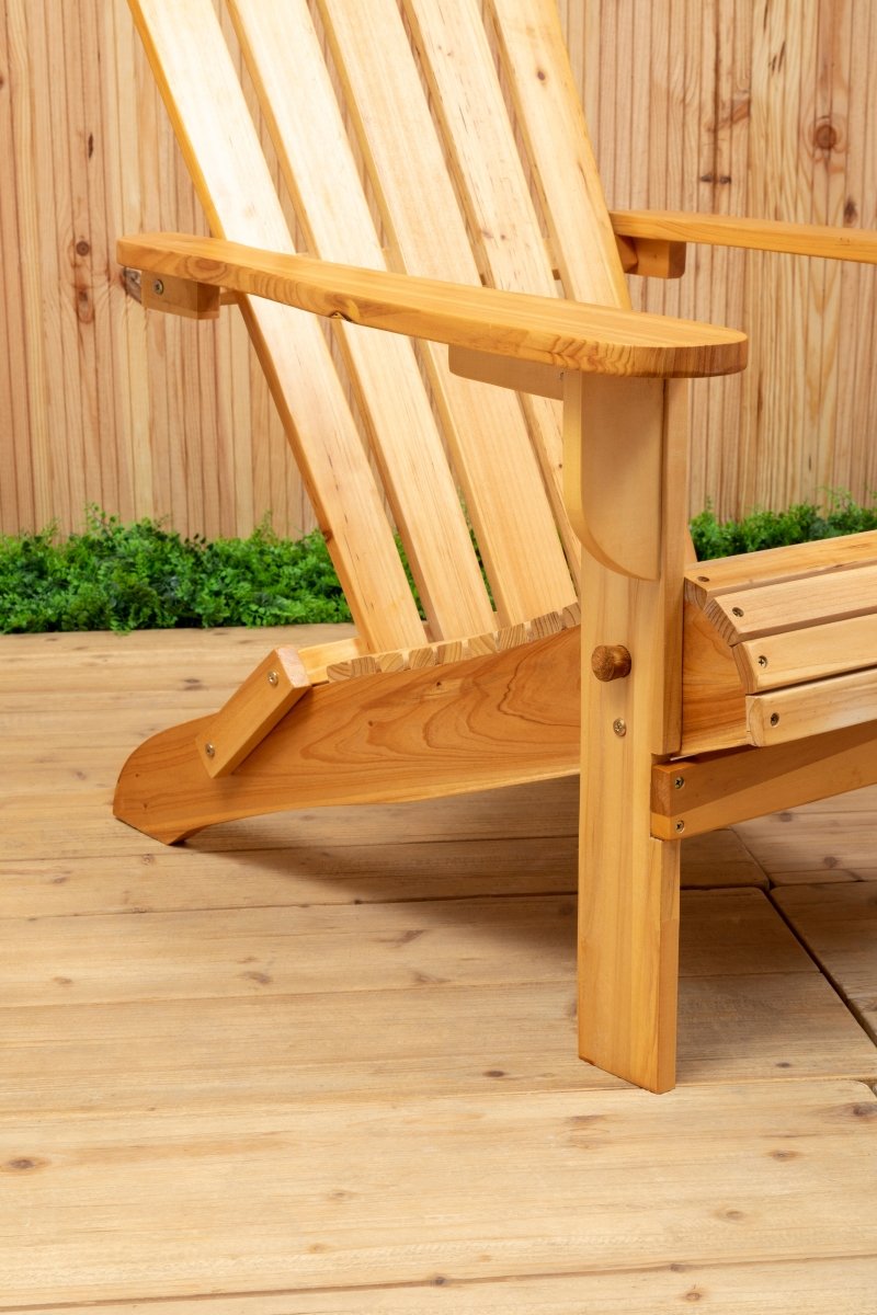 Sleeper Mansion Natural Finish Rocking Chair - OPULENT co