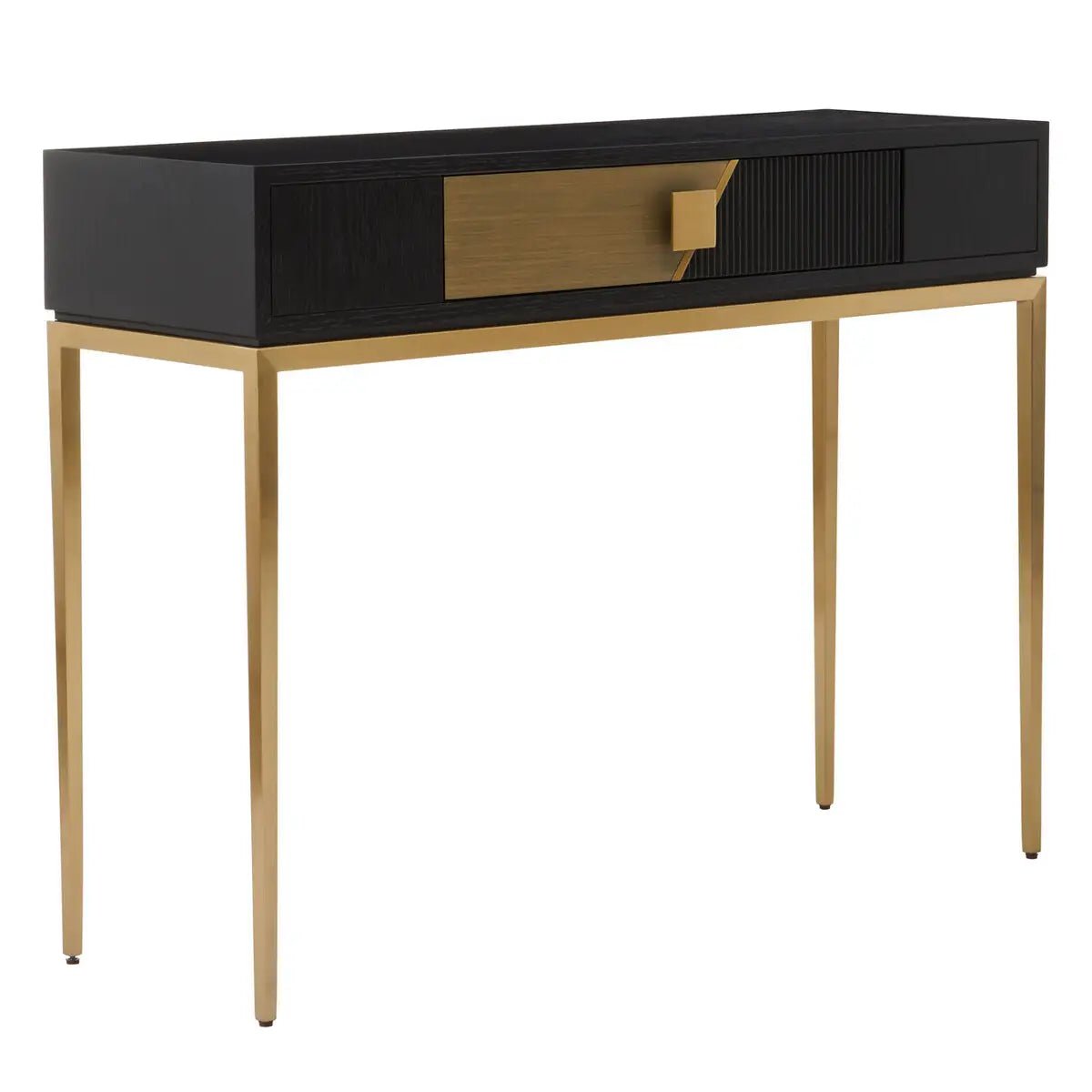 Tavoli Black And Grey Console Table - OPULENT co