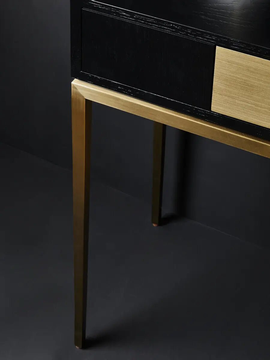 Tavoli Black And Grey Console Table - OPULENT co
