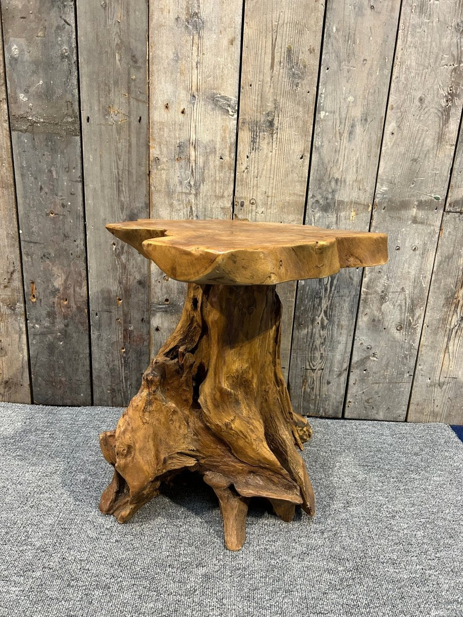 Teak Root Side Table - OPULENT Co