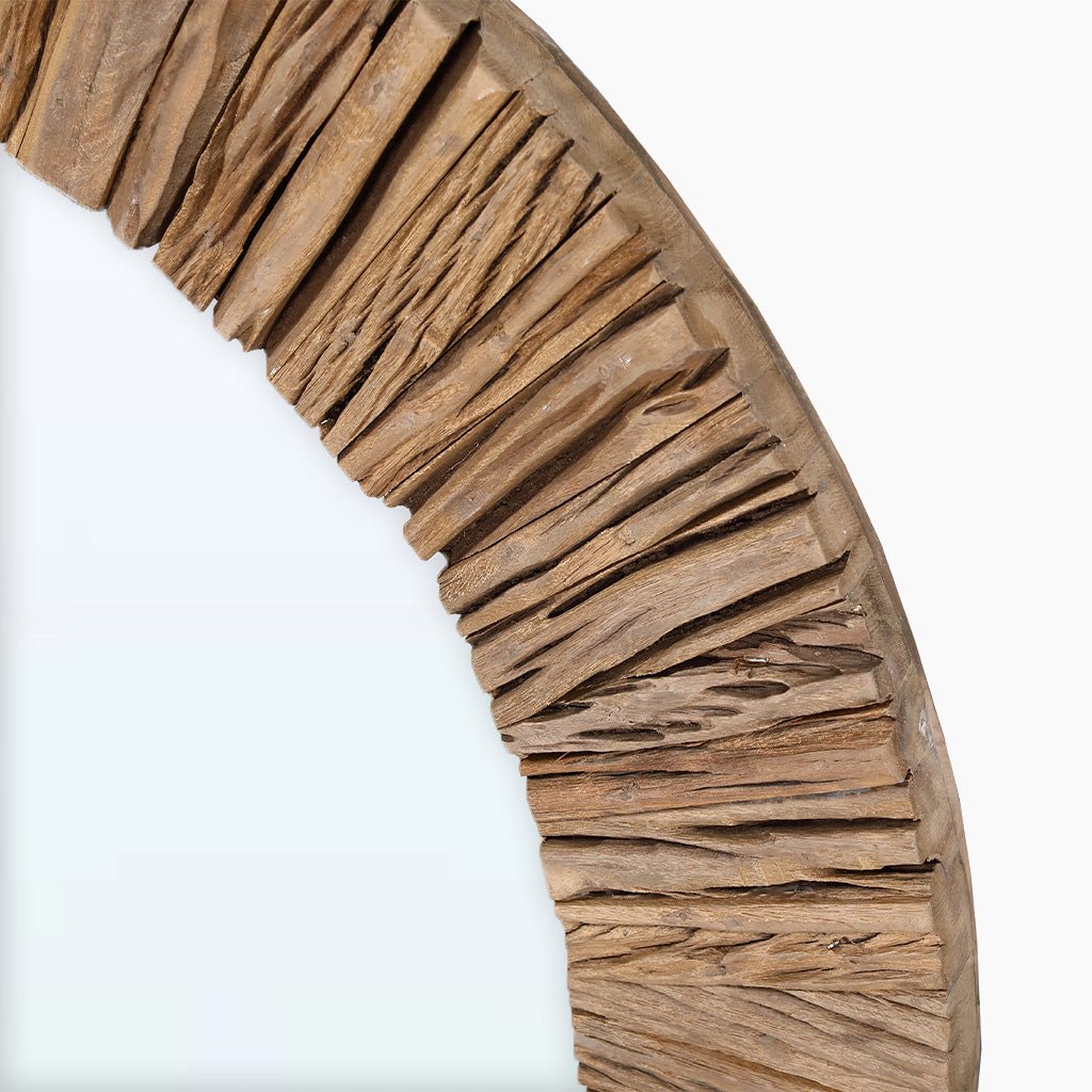 Teo Reclaimed Wood Mirror - OPULENT Co