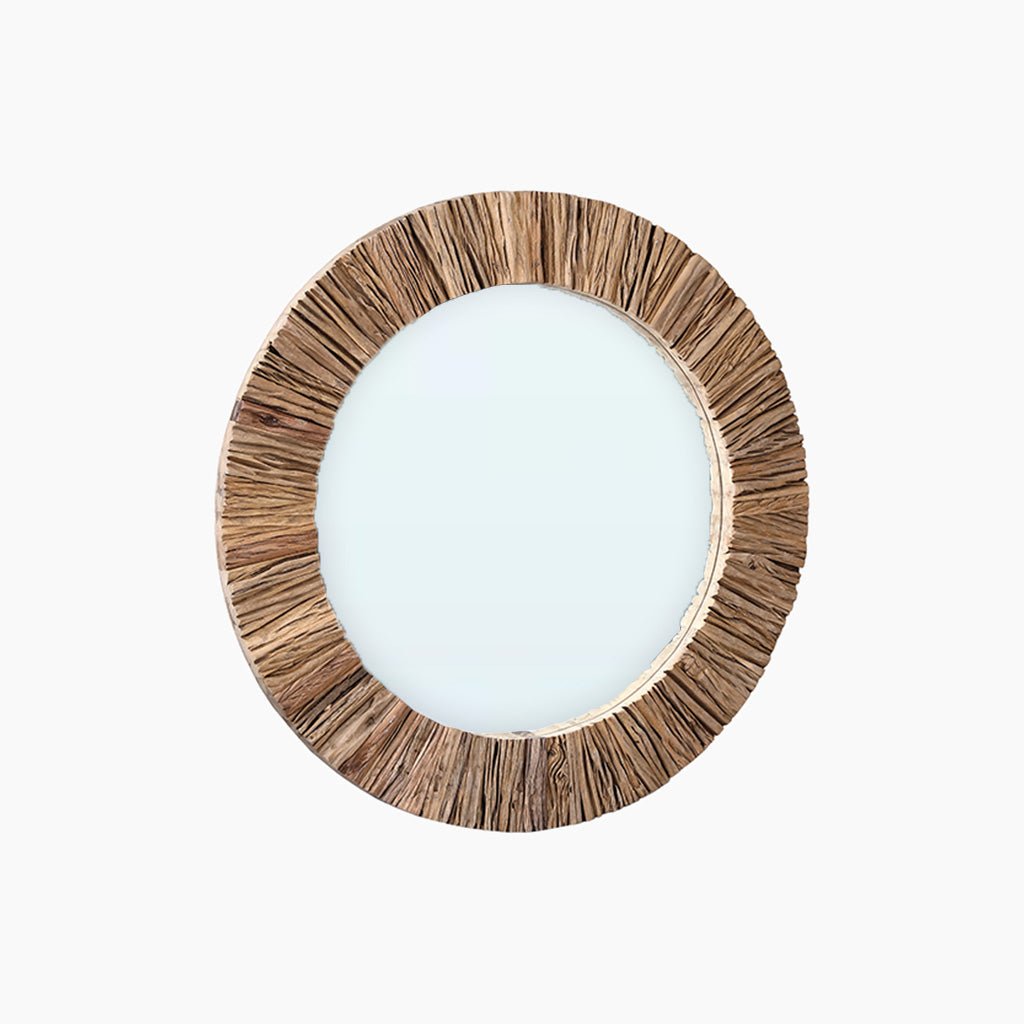 Teo Reclaimed Wood Mirror - OPULENT Co