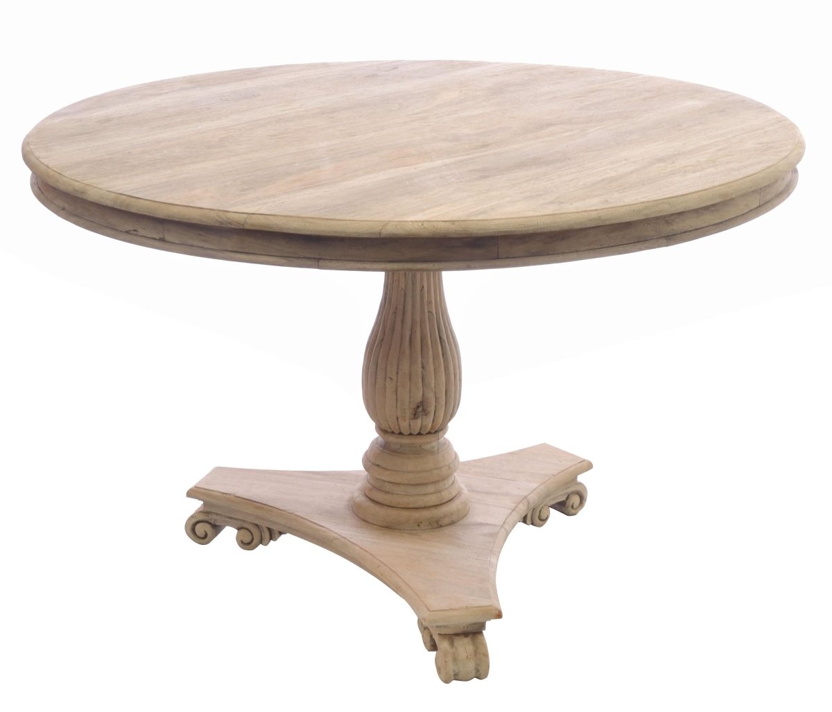 Vintage 120cm Round Dining Table - OPULENT Co