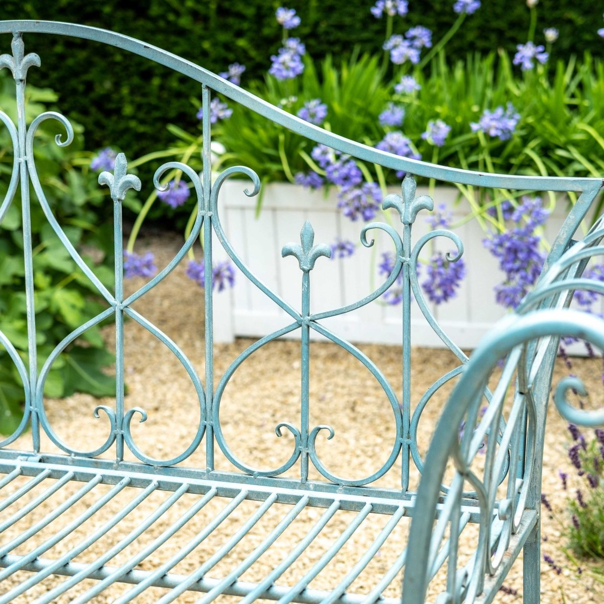 VINTAGE BENCH | Antique blue - OPULENT co