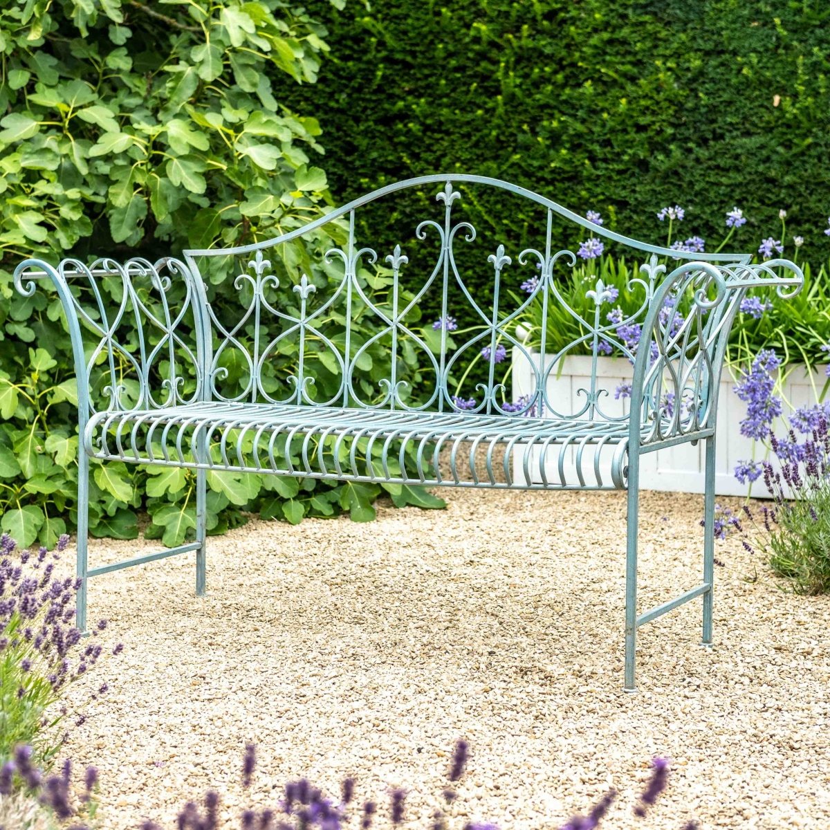 VINTAGE BENCH | Antique blue - OPULENT co