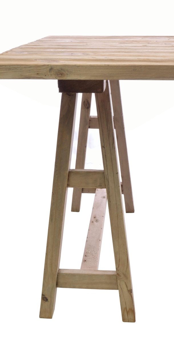 Vintage Trestle Table | Kitchen Table - OPULENT Co