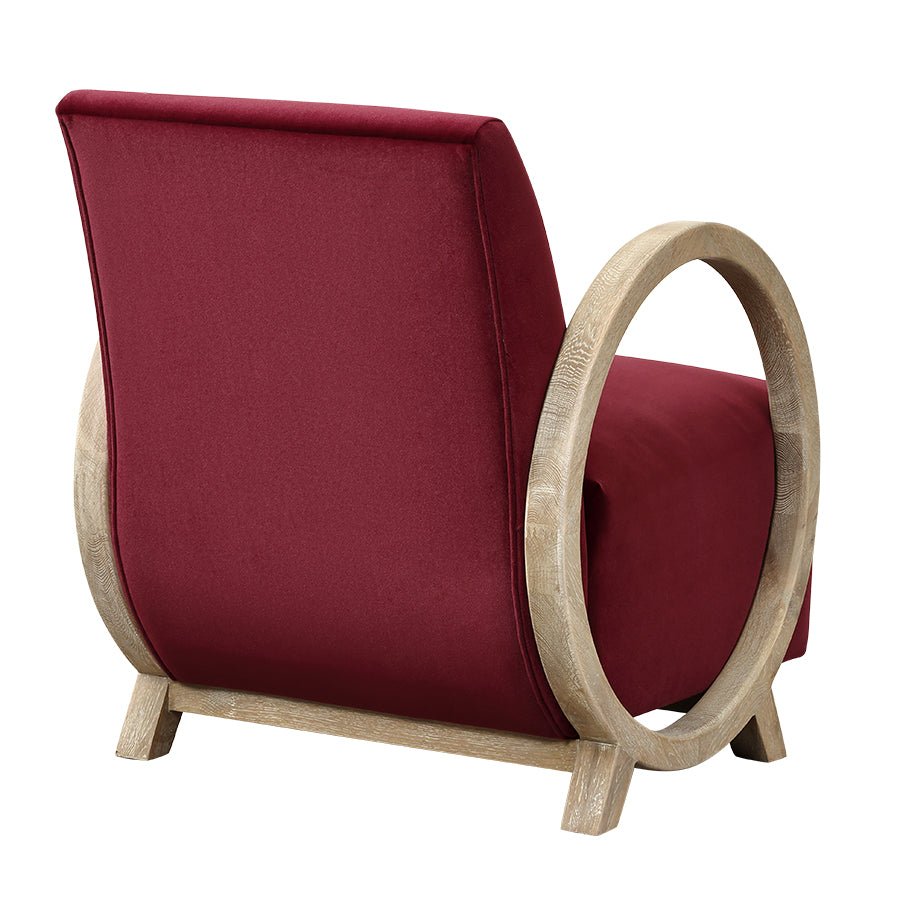 Wick Club Chair | Plum - OPULENT co