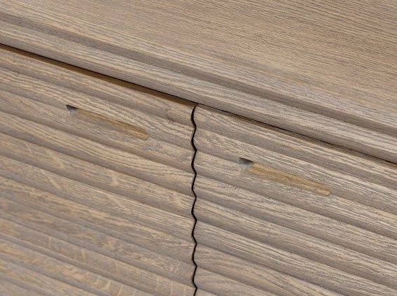 Wickham Ribbed Oak Sideboard - OPULENT co